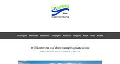 Desktop Screenshot of campingplatz-konz.de