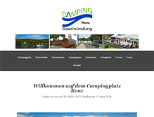 Tablet Screenshot of campingplatz-konz.de